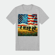Load image into Gallery viewer, Patriotic American Flag Mens Premium T-Shirt
