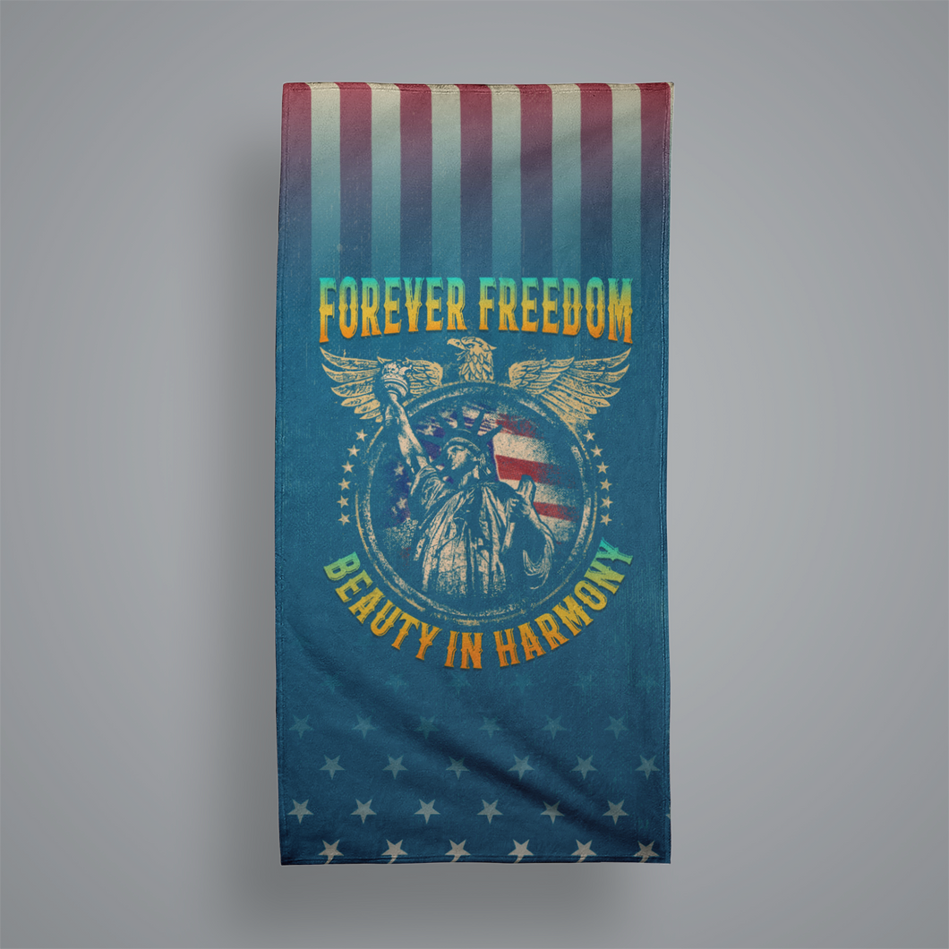 Independence Day Beach Towel 32