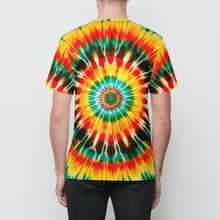 Load image into Gallery viewer, Howling Wolf Tie Dye Mens T-Shirt
