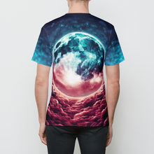 Load image into Gallery viewer, Alpha Werewolf T-Shirt - Human by Chance Alpha by Choice All-Over Print Galaxy Design Mens T-Shirt
