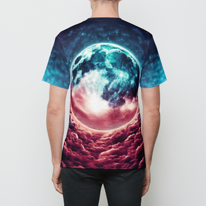 Alpha Werewolf T-Shirt - Human by Chance Alpha by Choice All-Over Print Galaxy Design Mens T-Shirt