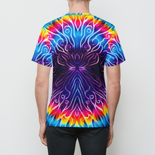 Load image into Gallery viewer, Heart of the Wolf Tie Dye Mens T-Shirt
