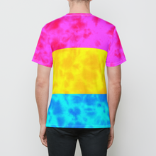 Load image into Gallery viewer, Pansexual Pride Flag Tie Dye Mens T-Shirt
