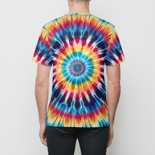 Load image into Gallery viewer, Mystic Wolf Tie Dye Mens T-Shirt
