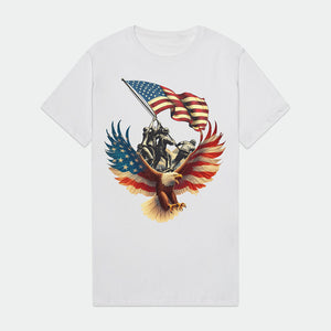 Vintage eagles American Flag Mens Premium T-Shirt