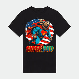 Super Dad Vintage Mens Premium T-Shirt