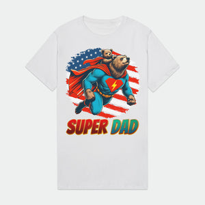 Super Dad Vintage Mens Premium T-Shirt