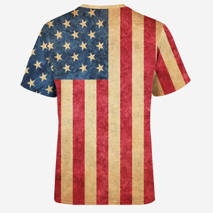 American Flag and Eagle Mens T-Shirt