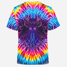 Load image into Gallery viewer, Heart of the Wolf Tie Dye Mens T-Shirt
