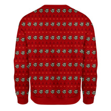 Load image into Gallery viewer, Santa Wolf Ugly Christmas Sweatshirt - Funny Festive Holiday Unisex Sweatshirt for Men &amp; Women
