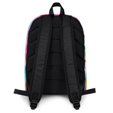 Load image into Gallery viewer, Tie-Dye Backpack with Cute Poodle Design
