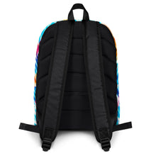 Load image into Gallery viewer, Tie-Dye Backpack with Cool Lion and &quot;Happy First Day of School&quot; Design
