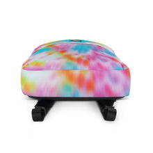 Load image into Gallery viewer, Tie-Dye Backpack with Cute Poodle Design
