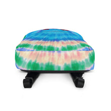 Load image into Gallery viewer, Tie-Dye Backpack with Dabbing Unicorn Design
