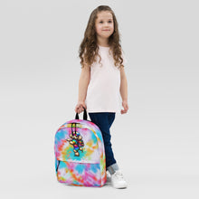 Load image into Gallery viewer, Tie-Dye Backpack with Cute Poodle Design
