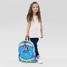 Load image into Gallery viewer, Tie-Dye Backpack with Dabbing Unicorn - Welcome Back to School
