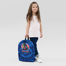 Load image into Gallery viewer, Game Over Back to School Tie-Dye T-Rex Kids Backpack
