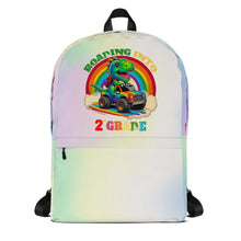 Load image into Gallery viewer, Kids&#39; Roaring Dinosaur 2nd Grade Backpack - Fun and Colorful School Bag
