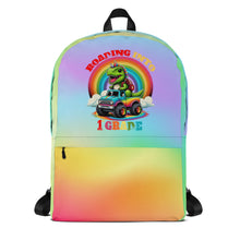 Load image into Gallery viewer, Kids&#39; Roaring Dinosaur 1st Grade Backpack - Colorful and Fun School Bag
