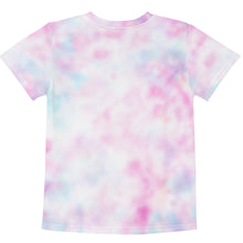 Load image into Gallery viewer, Roaring Back to School Dinosaur Tie-Dye Dabbing Kids T-Shirt
