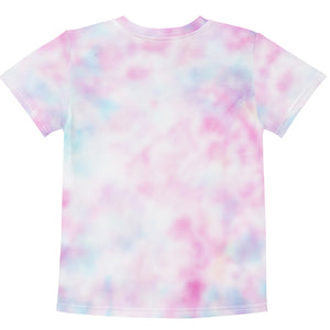 Roaring Back to School Dinosaur Tie-Dye Dabbing Kids T-Shirt