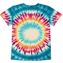 Load image into Gallery viewer, Happy First Day of School Tie-Dye Dinosaur Kids T-Shirt
