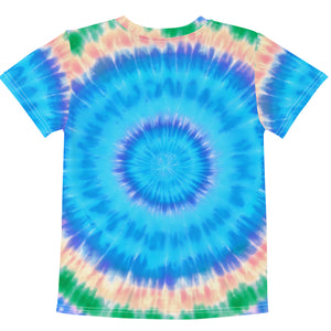 Tie-Dye Unicorn Dabbing Kids T-Shirt