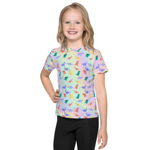 Load image into Gallery viewer, Types Of Dinosaurs Cute Kids crew neck t-shirt
