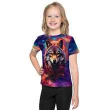 Load image into Gallery viewer, King Wolf Nebulosa Galaxy Kids T-Shirt
