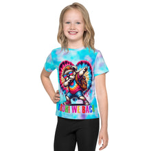 Load image into Gallery viewer, Bruh! We Back Dabbing BullDog Tie-Dye Kids T-Shirt
