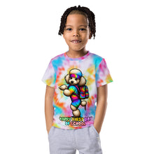 Load image into Gallery viewer, Happy First Day of School Tie-Dye Poodle Kids T-Shirt
