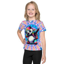 Load image into Gallery viewer, Panda Dabbing Tie Dye Kids T-Shirt
