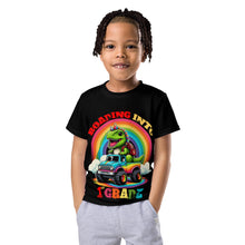 Load image into Gallery viewer, Roading Into 1st Grade Dinosaur Monster Truck Kids T-Shirt
