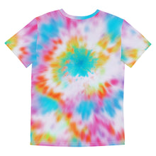 Load image into Gallery viewer, Happy First Day of School Tie-Dye Poodle Youth T-Shirt - Colorful Back to School Shirt for Kids
