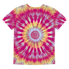 Load image into Gallery viewer, Colorful Howling Wolf Tie-Dye Youth T-Shirt
