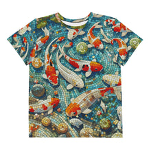 Load image into Gallery viewer, Koi Pond Vintage Youth crew neck t-shirt
