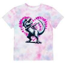 Load image into Gallery viewer, Tie-Dye Dinosaur Youth T-Shirt
