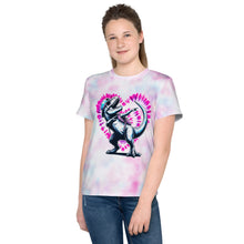 Load image into Gallery viewer, Tie-Dye Dinosaur Youth T-Shirt
