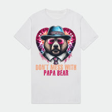 Load image into Gallery viewer, Don&#39;t Mess With Papa Bear Tie Dye Mens Premium T-Shirt
