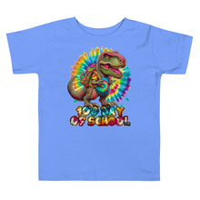 Load image into Gallery viewer, Kids&#39; 100 Days of School Dinosaur Tie Dye Toddler T-Shirt
