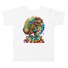 Load image into Gallery viewer, Kids&#39; 100 Days of School Dinosaur Tie Dye Toddler T-Shirt
