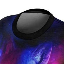 Load image into Gallery viewer, Wolf galaxy and zodiac Women&#39;s T-Shirt
