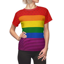 Load image into Gallery viewer, LGBT Rainbow Pride Flag Women&#39;s T-Shirt
