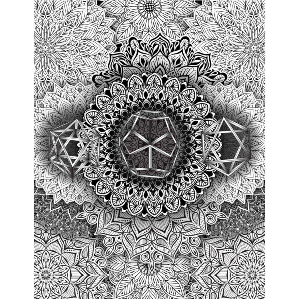 Mandala Bloom Microfiber Duvet Cover