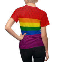 Load image into Gallery viewer, LGBT Rainbow Pride Flag Women&#39;s T-Shirt
