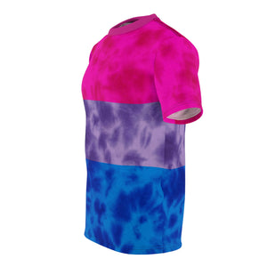 Bisexual Pride Flag Tie Dye T-Shirt