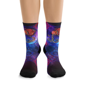 Horoscope Aquarius Crew Socks
