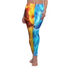 Load image into Gallery viewer, Wolf Fire and Ice Women&#39;s Leggings
