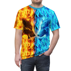 Wolf Fire and Ice T-Shirt