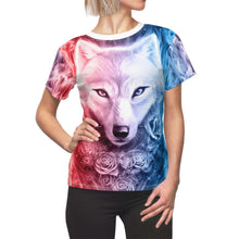 Load image into Gallery viewer, Wolf And Flower Women&#39;s T-Shirt
